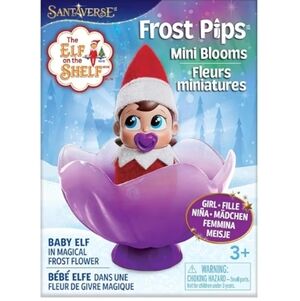Elf on The Shelf, Frost Pips Baby Elf Girl in Purple Flower